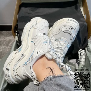 발렌시아가 BALENCIAGA 트리플S 스니커즈 운동화 신발 남여공용