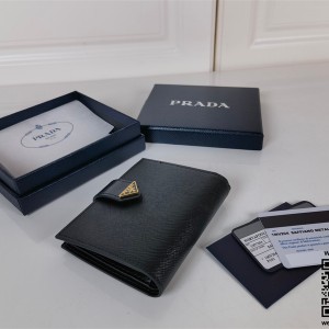프라다 PRADA 사피아노 가죽 반지갑 1MV204
