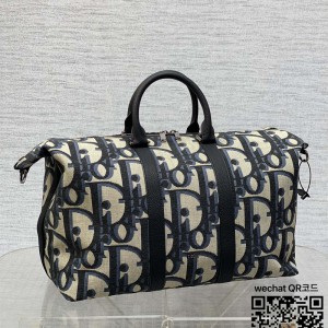 디올 DIOR 오블리크 Weekender 위켄더 키폴 보스턴백 40cm