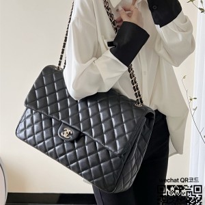 샤넬 CHANEL 신상 맥시 CF40 클래식백 캐비어