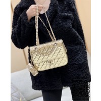 샤넬 CHANEL 신상 24C 크로즈 백팩 실버 AS4649