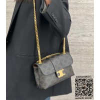 셀린느 CELINE 트리오페 캔버스 미디엄 빅투아르백 115852 25cm