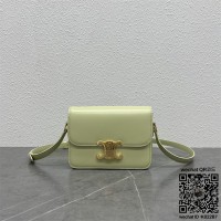 셀린느 CELINE  틴 백 트리오페 샤이니 카프스킨 숄더백 188423 18cm