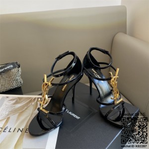 입생로랑 YSL 힐 샌들 슬리퍼 10CM