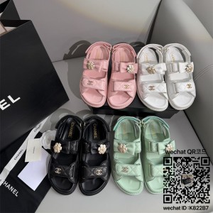 샤넬 CHANEL 여성 신발 힐 샌들 슬리퍼