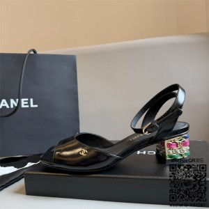 샤넬 CHANEL 여성 신발 힐 샌들 슬리퍼