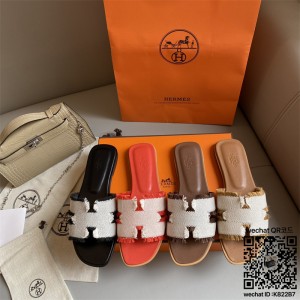 에르메스 HERMES 힐 샌들 슬리퍼