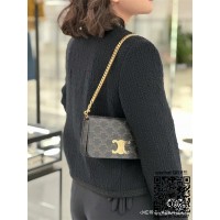 셀린느 CELINE  트리오페 캔버스 체인 크로스백 100972