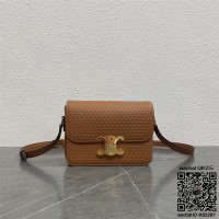 셀린느 CELINE 틴 백 트리오페 샤이니 카프스킨 숄더백 188423