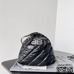 발렌시아가 BALENCIAGA   크러쉬 XS 퀼티드 토트백 미니