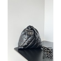 발렌시아가 BALENCIAGA 크러쉬 XS 퀼티드 토트백 스몰