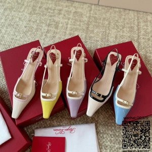 로저비비에 Roger Vivier 힐 샌들 슬리퍼 5.5cm