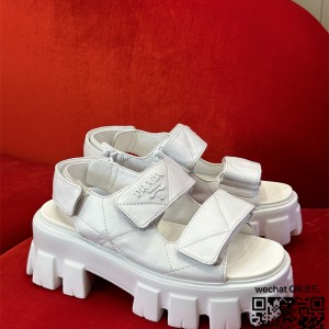 프라다 PRADA 힐 샌들 슬리퍼