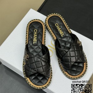 샤넬 CHANEL 여성 신발 힐 샌들 슬리퍼