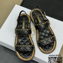 샤넬 CHANEL 여성 신발 힐 샌들 슬리퍼