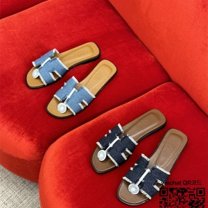 에르메스 HERMES 힐 샌들 슬리퍼