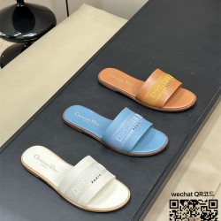 디올 DIOR 힐 샌들 슬리퍼