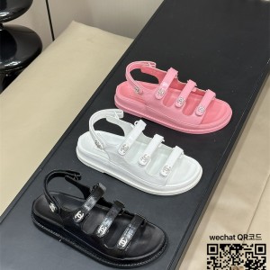 샤넬 CHANEL 여성 신발 힐 샌들 슬리퍼