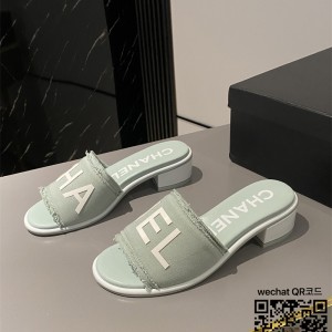 샤넬 CHANEL 여성 신발 힐 샌들 슬리퍼