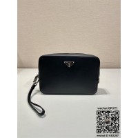 프라다 Prada 남성 가죽 사피아노 파우치백 클러치백 2VF017