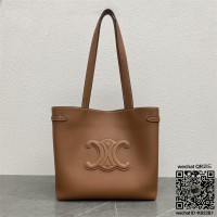 셀린느 CELINE  미디엄 아나이스 카바스  그레인 카프스킨 탠 토트백 쇼핑백 116853