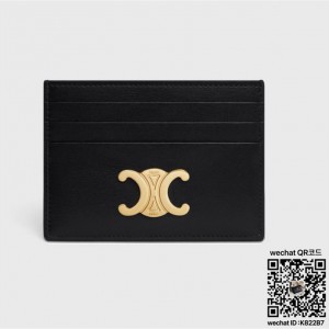 셀린느 CELINE 카드지갑 트리옹프 캔버스 탠 100833