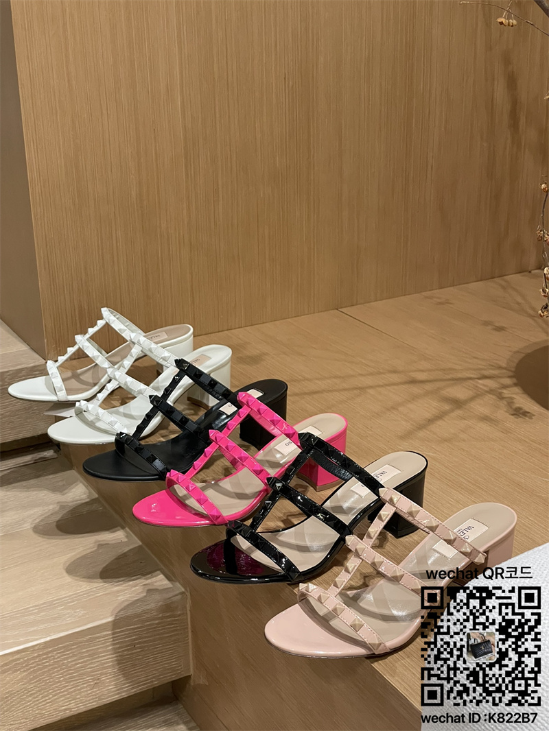 발렌티노 Valentino 힐 샌들 슬리퍼 6cm