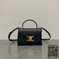 셀린느 CELINE 틴 니노백 - 페이턴트 카프스킨 코튼  켈리백 118113