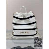 샤넬 CHANEL 22BAG 퀼팅 카프스킨 22백팩 AS3313 스몰