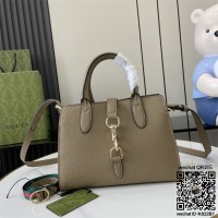구찌 GUCCI 재키 1961 내추럴 그레인 토트백 795349
