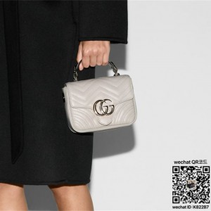 구찌 GUCCI GG 마몽 미니 탑 핸들백 811238