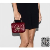 구찌 GUCCI GG 마몽 미니 탑 핸들백 811238