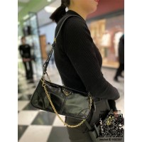 프라다 PRADA 리에디션 2002 미디엄 가죽 숄더백 1BC221