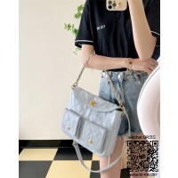 샤넬 CHANEL 신상 투포켓 호보 핸들백 미디움 as4743