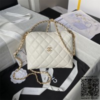 샤넬 CHANEL 신상 체인 버킷백 핸들 미니 숄더백 클러치 캐비어  AP4066