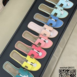 에르메스 HERMES 힐 샌들 슬리퍼