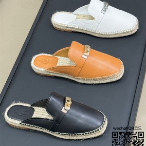 에르메스 HERMES 힐 샌들 슬리퍼