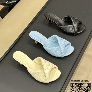 보테가베네타 BV 힐 샌들 슬리퍼