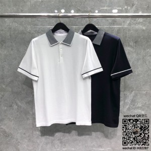 톰브라운 THOM BROWNE 니트 반팔티