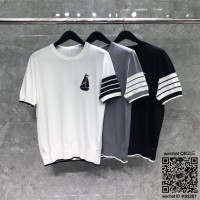 톰브라운 THOM BROWNE 니트 반팔티