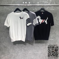 톰브라운 THOM BROWNE 니트 반팔티