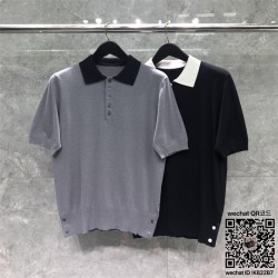 톰브라운 THOM BROWNE 니트 반팔티
