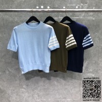 톰브라운 THOM BROWNE 니트 반팔티