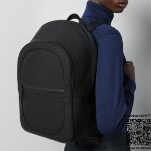 구찌 GUCCI  GG 러버 효과 백팩 771280