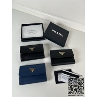 프라다 PRADA 가죽 반지갑 1MH025