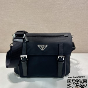 프라다 리나일론 캔버스 가죽 스트랩추가 크로스백  2VD071