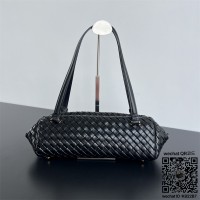 보테가베네타 레츠 고  인트레치아토 가죽 숄더 백