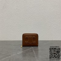 셀린느 CELINE 트리옹프 캔버스 지퍼지갑  100533