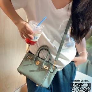 에르메스 HERMES 신상 미니 버킨백 mini Birkin 20 Togo가죽 금장 은장