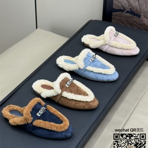 에르메스 힐 샌들 슬리퍼